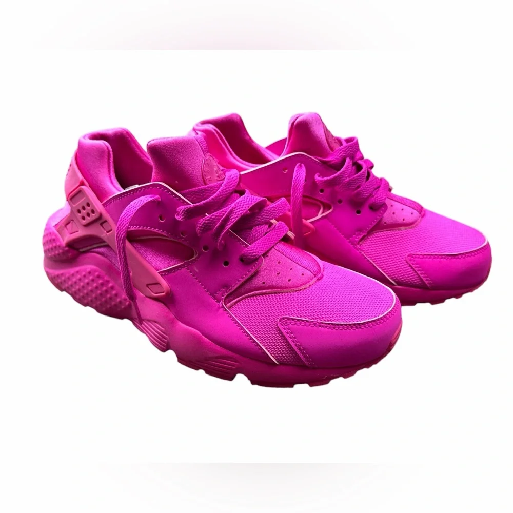 Nike Hot Pink Huarache Run Sneakers (GS)